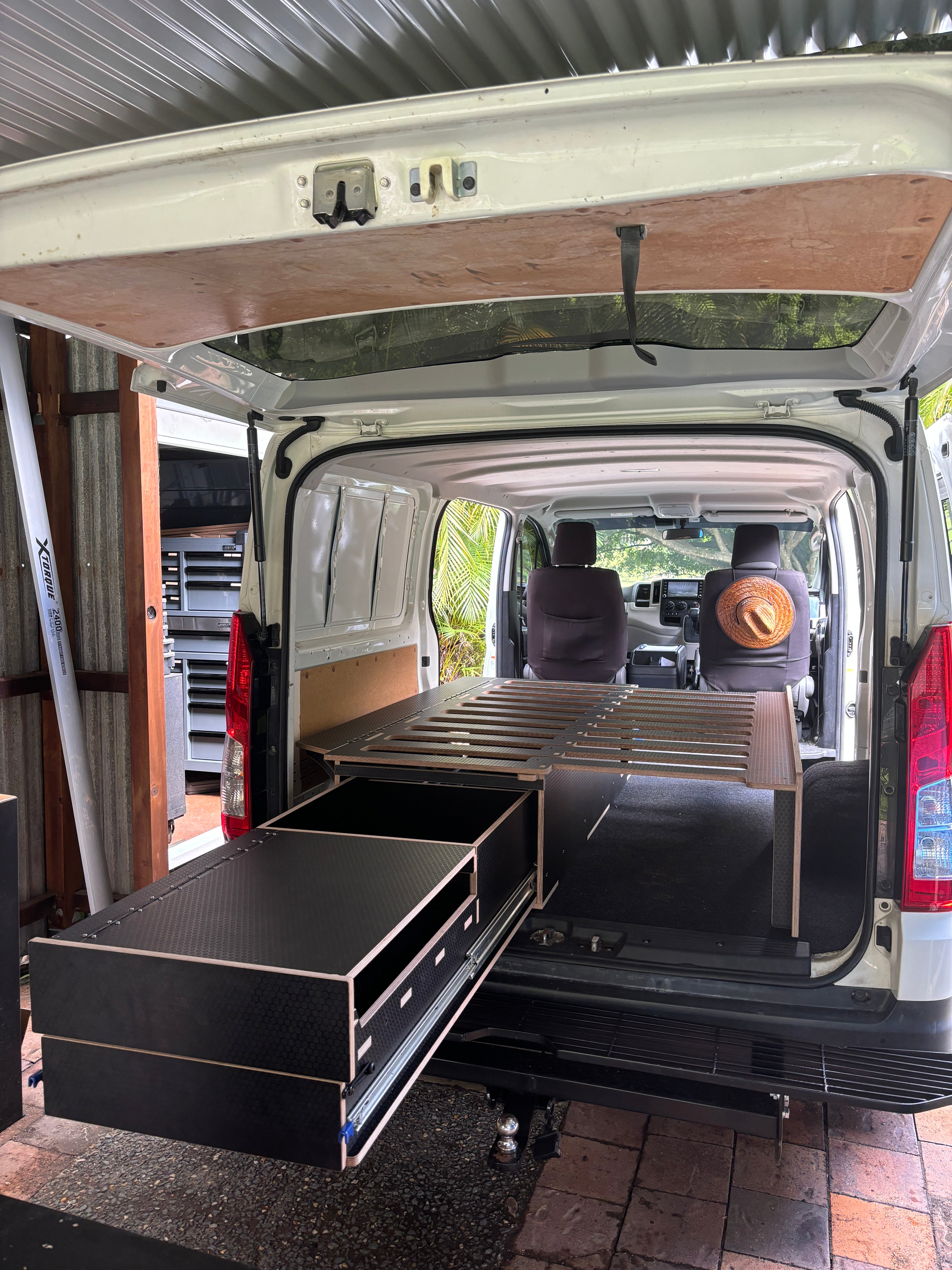 Sliding Bed Camper