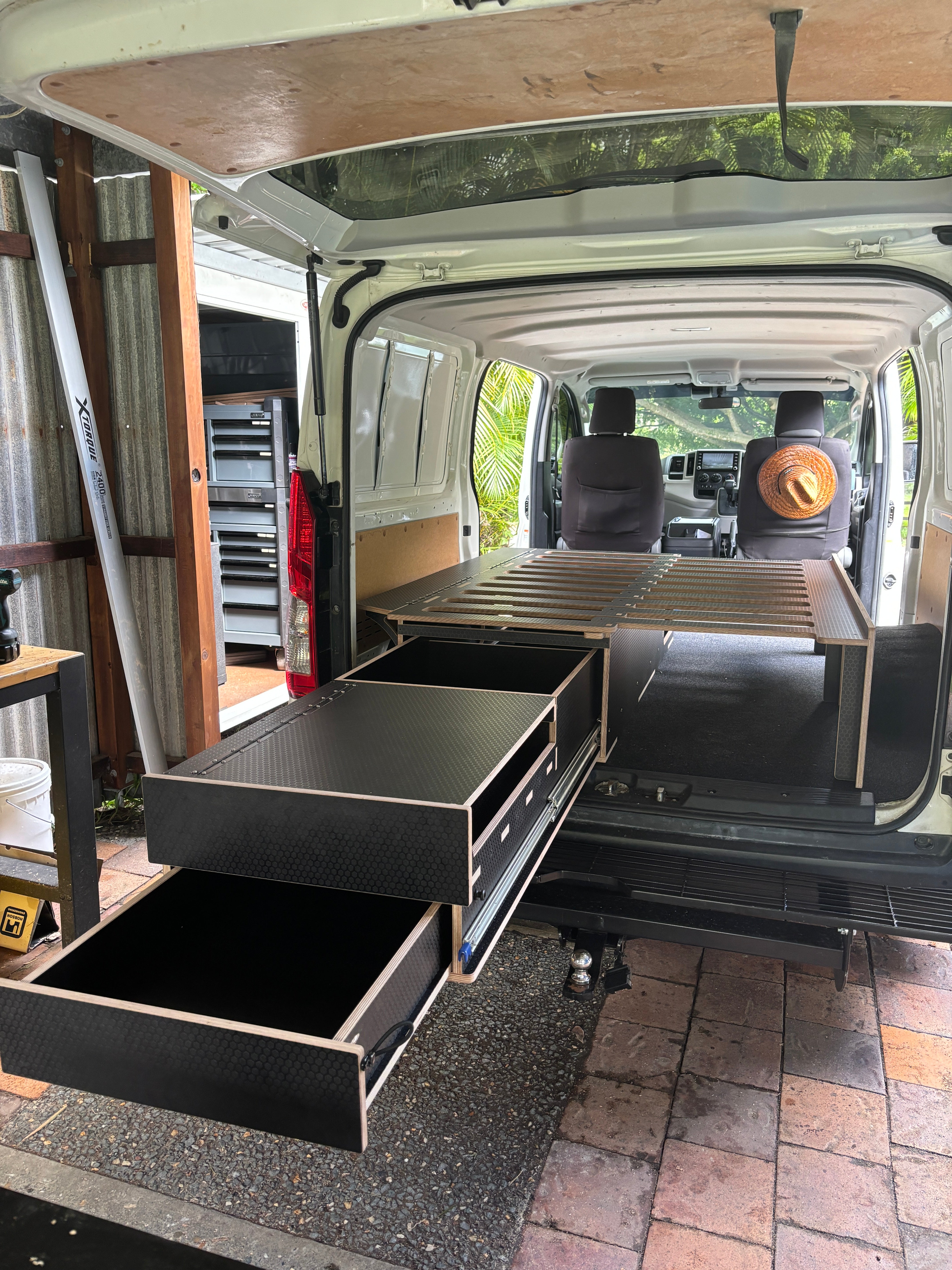 Sliding Bed Camper